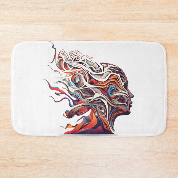 Item preview, Colorful Brainwaves A Vibrant Representation of the Mind designed and sold by Rob Wilson.