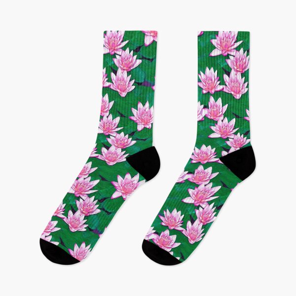 Item preview, Pink Water Lilies on a Pond designed and sold by Marymarice.