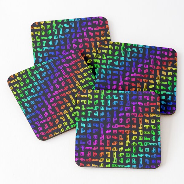 Item preview, Tetris rainbow pattern designed and sold by nexo-dim.