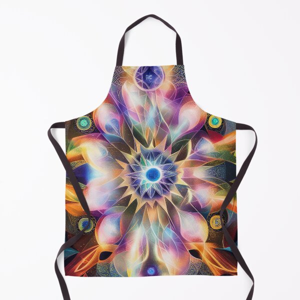 Item preview, "Sacred Vision Mandala #2" A Stunning Piece of Art Combining Sacred Geometry and Visionary Art designed and sold by Nirou-Art.