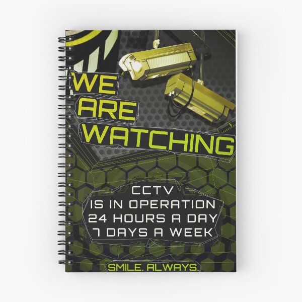 Item preview, WE ARE WATCHING poster designed and sold by Cabled Creature.