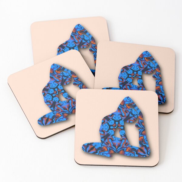 Item preview, Yoga pose abstract designed and sold by JenConArt.