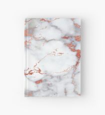 Rose Marble Hardcover Journal