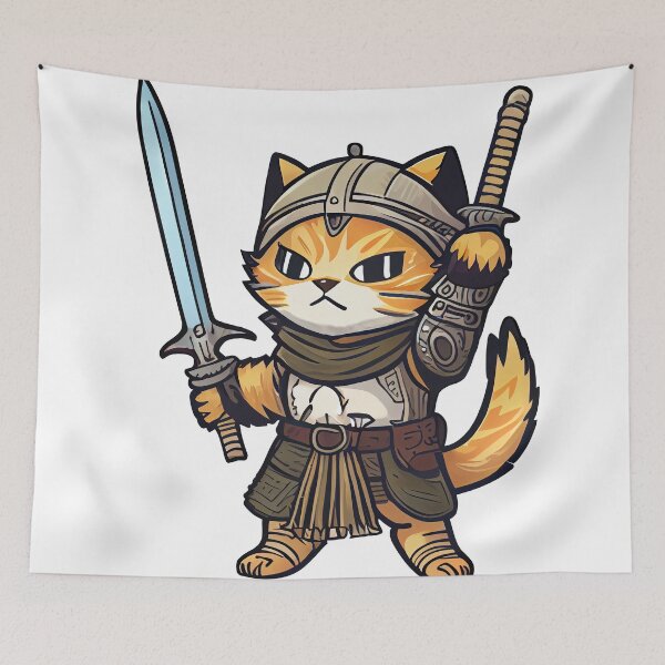 Item preview, Catman Warrior designed and sold by TaurusDigital.