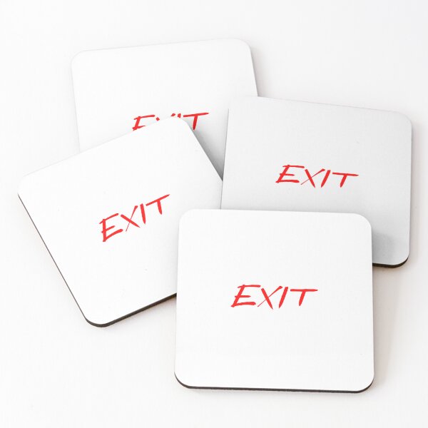 Item preview, Exit white designed and sold by oxoxoxo.