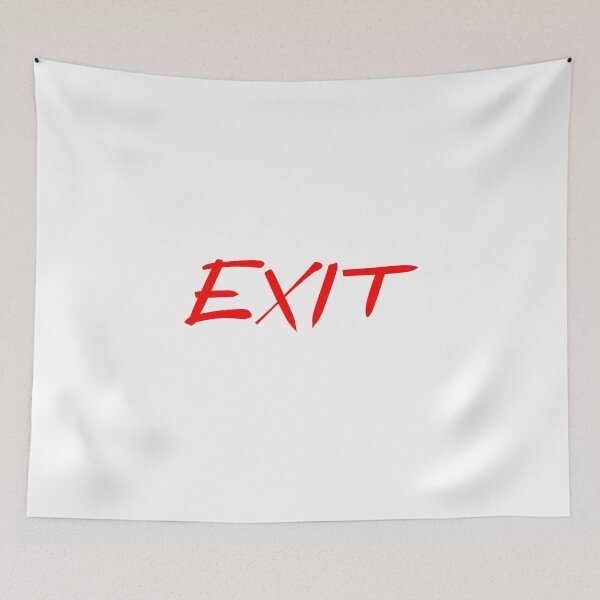 Item preview, Exit white designed and sold by oxoxoxo.