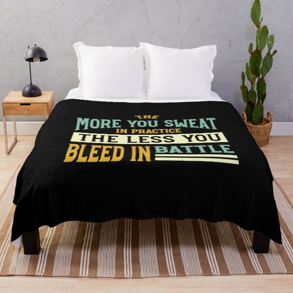 Item preview, Martial Arts Quote The More You Sweat In Practice designed and sold by whyitsme.