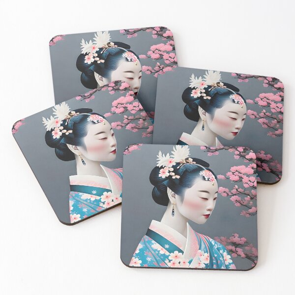 Item preview, Traditional Japanese Geisha Modern Painting designed and sold by Nina Baydur.