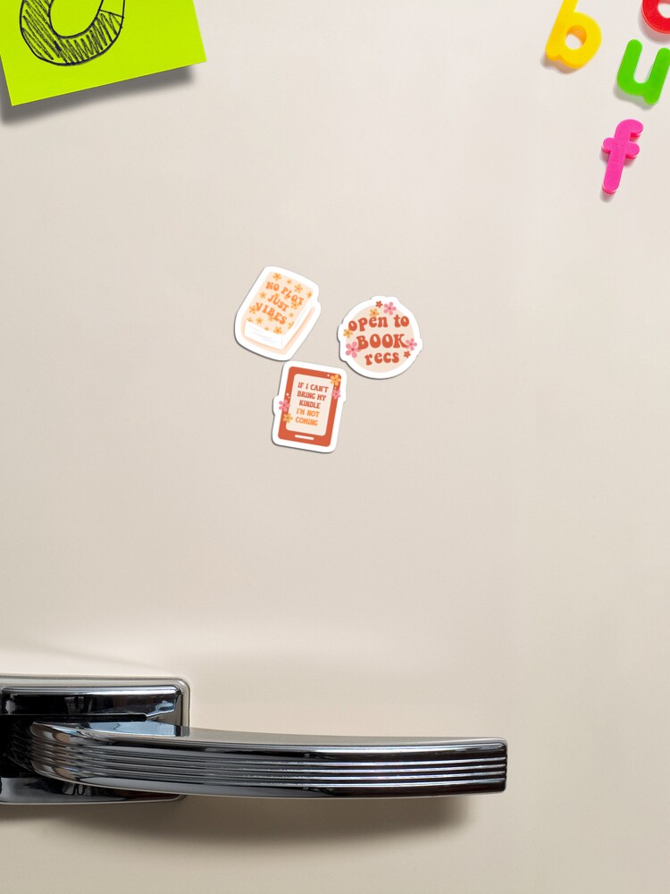 Thumbnail 1 von 3, Magnet, Retro-Buch-Sticker-Pack designt und verkauft von indiebookster.