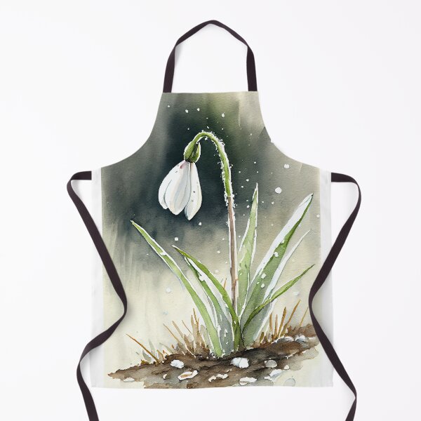 Item preview, "Winter's First Bloom" Watercolor Painting designed and sold by Paintings By Simon .