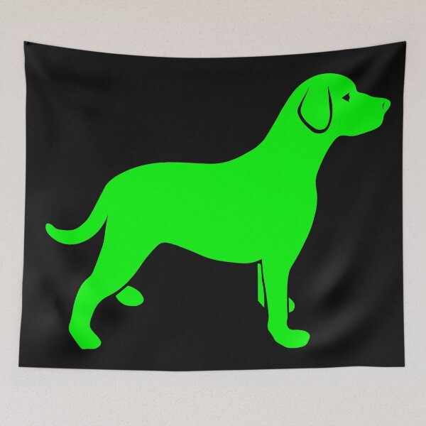 Item preview, green dog designed and sold by andrew JOHNSEN.