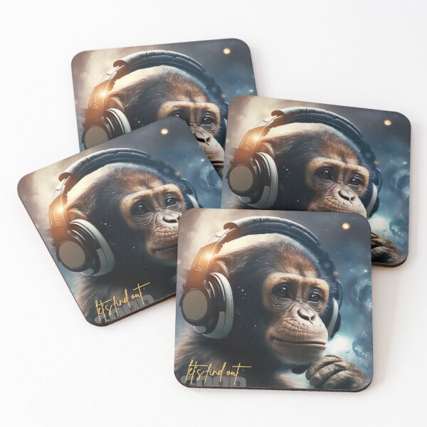 Item preview, Monkey whit Good Vibes designed and sold by DjArtist45.