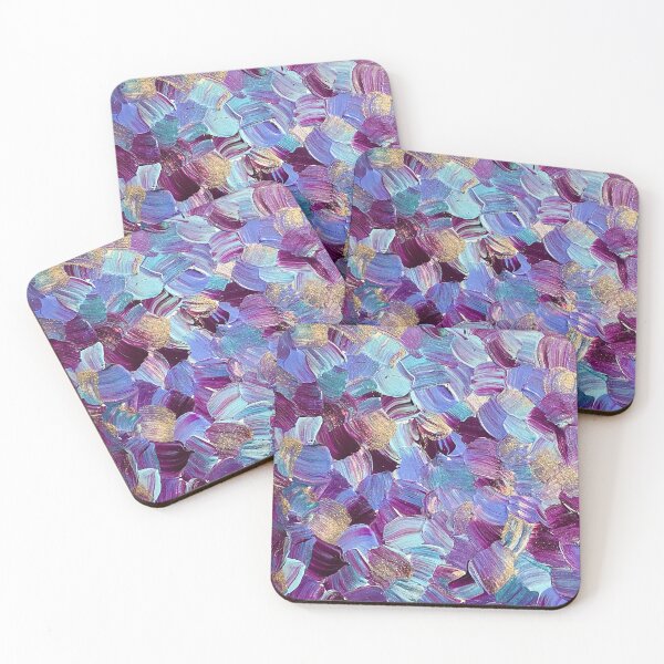 Item preview, Moonlight Lavender Abstract Painting designed and sold by Mia Smith.