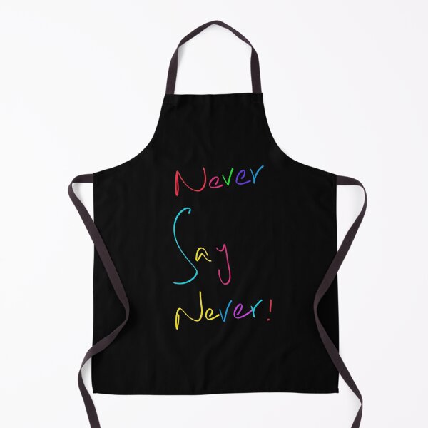 Artikelvorschau, Never Say Never Multicolor Text Design-61 PNG entworfen und verkauft von Metaversigns2-O.