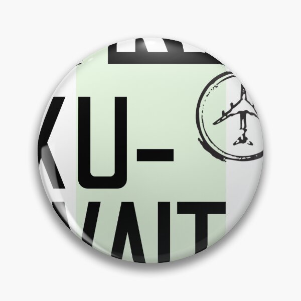Item preview, KUWAIT CITY (KWI) classic luggage tag designed and sold by LeddsoDello.