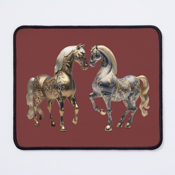 Artikelvorschau, Couple Horses imari China material photo 3 entworfen und verkauft von jetaiart.