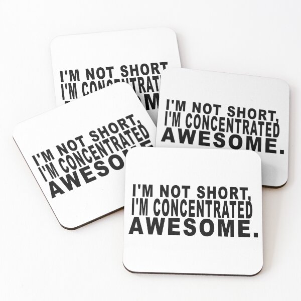 Item preview, I'm not short, I'm concentrated awesome. designed and sold by dixtrois.