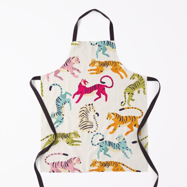 Item preview, Colorful Tigers Pattern 001 designed and sold by BlueLela.
