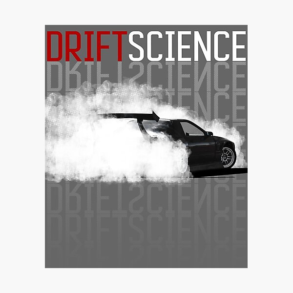 Item preview, Drift Science Drift Car Design designed and sold by allovervintage.