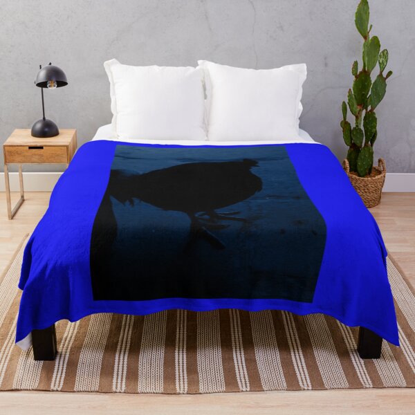 Artikelvorschau, Hahn-Silhouette im blauen Farbton des Bauernhauseingangs entworfen und verkauft von eddiebarronshop.