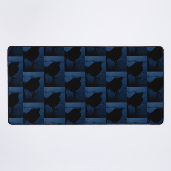 Item preview, Rooster silhouette in farmhouse doorway blue tint designed and sold by eddiebarronshop.