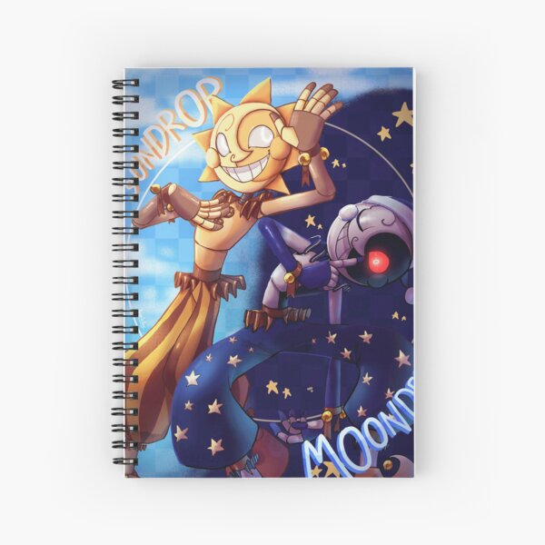 Main Animatronics: FNAF Security Breach Spiral Notebook 