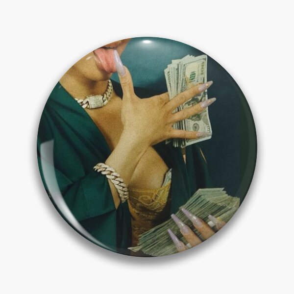 Item preview, rich business girl with money dollars designed and sold by polich.