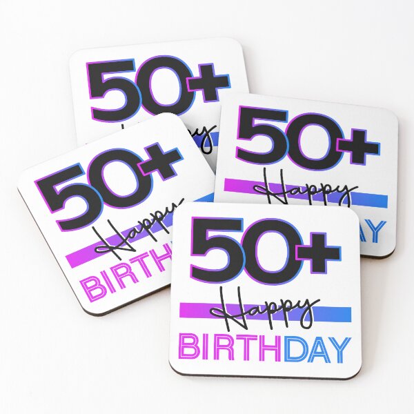 Item preview, Happy Birthday 50+ designed and sold by ajkbilder.