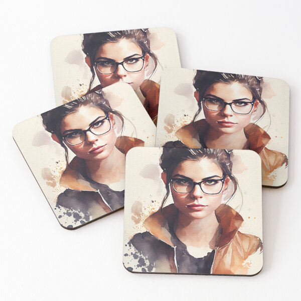 Item preview, Retrato en acuarela "Encanto felino" designed and sold by Paintings By Simon .