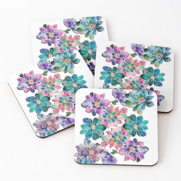 Item preview, Pastel Flower in Watercolor-White designed and sold by Witsprings.