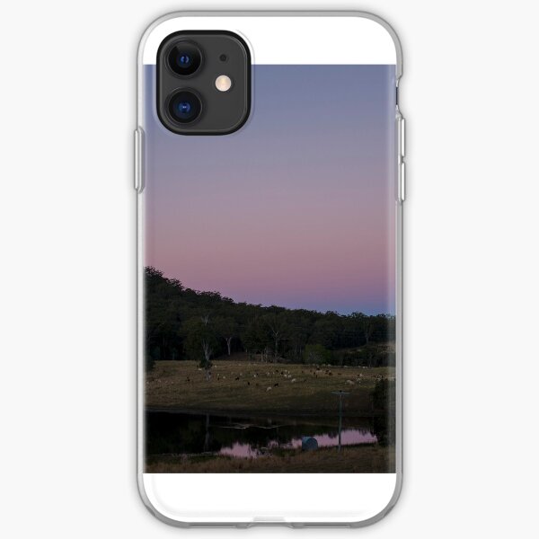 Glasshouse Mountains Sunset iPhone Soft Case