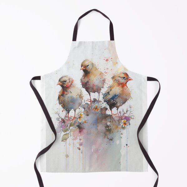 Item preview, "Three Little Chicks" Watercolor Painting designed and sold by Paintings By Simon .