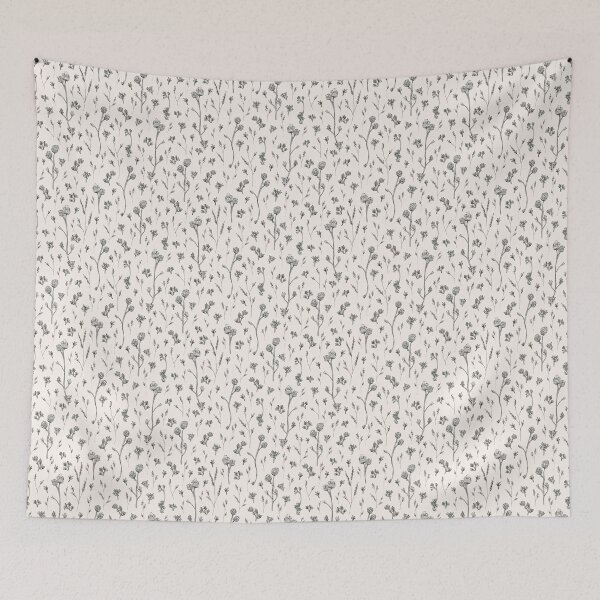 Item preview, Artemisia granatensis flowers with cream background designed and sold by cezidesign.