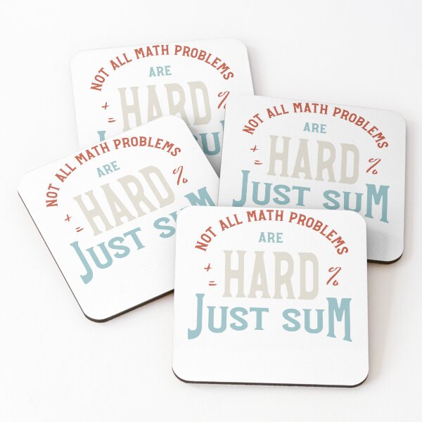 Item preview, Math Teacher Pun Not All Math Problems Are Hard designed and sold by whyitsme.