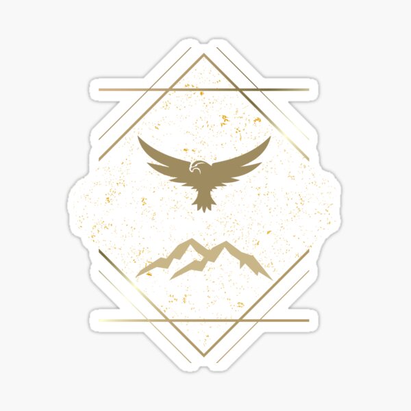 "Gold Eagle Logo. Gold Eagle Essential." Sticker for Sale by