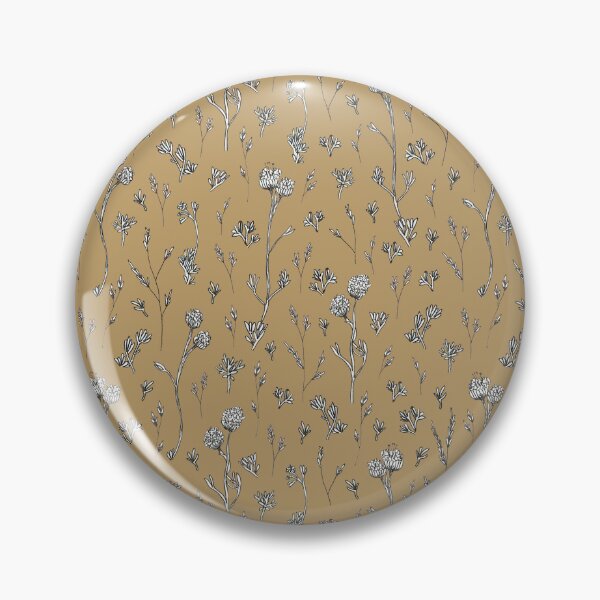 Item preview, Artemisia granatensis flowers with ocher background designed and sold by cezidesign.