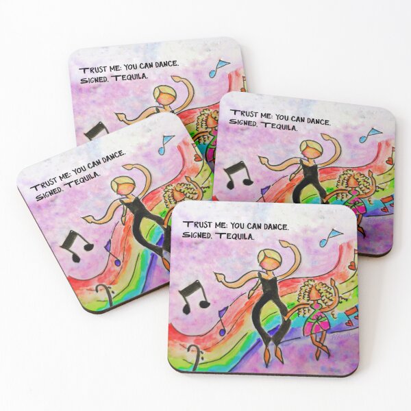 Item preview, Dancers Square Trust me tequila Sketchbook Paintings Brenda Knoll designed and sold by Brenda  Knoll.