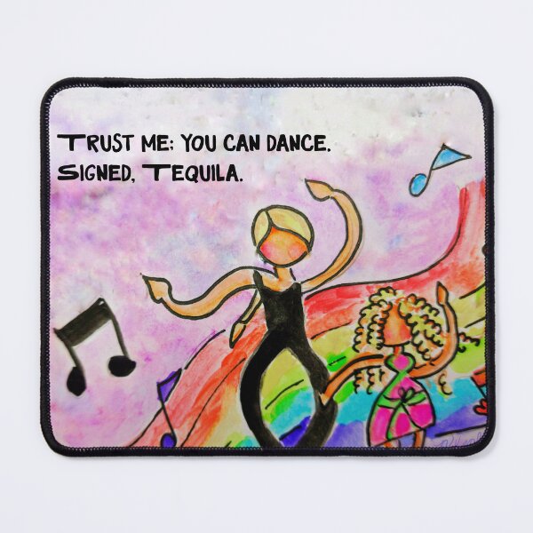 Item preview, Dancers Square Trust me tequila Sketchbook Paintings Brenda Knoll designed and sold by Brenda  Knoll.