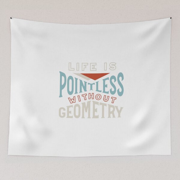 Item preview, Math Teacher Pun Life is Pointless Without Geometry designed and sold by whyitsme.