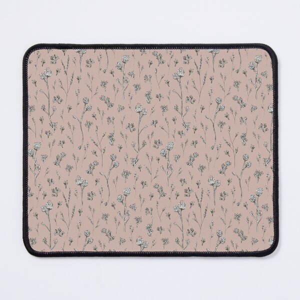 Item preview, Artemisia granatensis flowers with dusty rose background designed and sold by cezidesign.