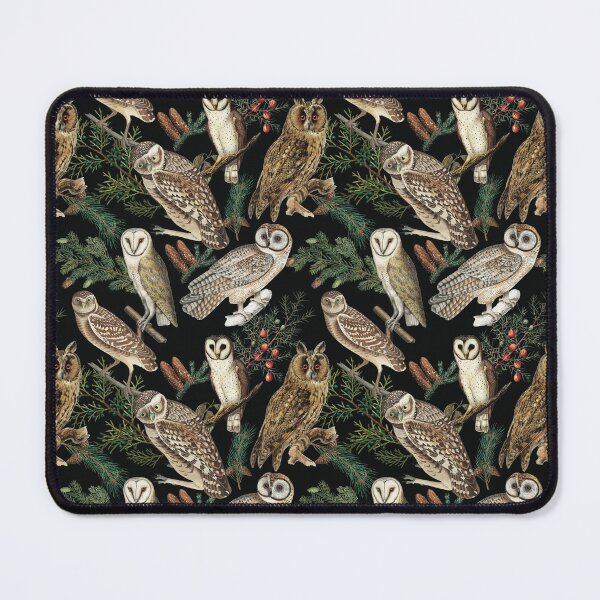Item preview, Charming vintage owl illustration - Black designed and sold by CharlieCreates.