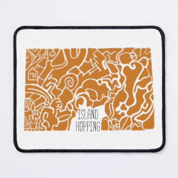 Item preview, Island Hopping Ocre designed and sold by TheSoundofLines.