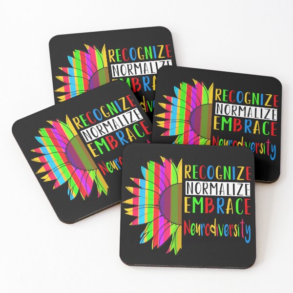 Item preview, Recognize Normalize Embrace Neurodiversity Awareness designed and sold by Color-Sparkle.