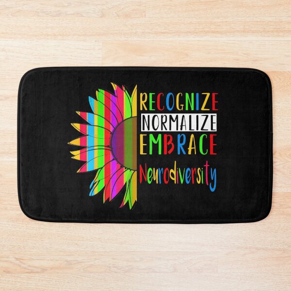 Item preview, Recognize Normalize Embrace Neurodiversity Awareness designed and sold by Color-Sparkle.