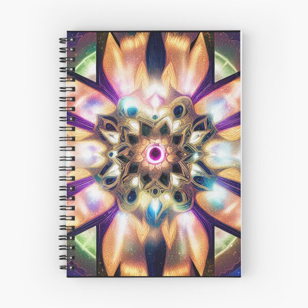 Item preview, "Sacred Vision Mandala #1" A Stunning Piece of Art Combining Sacred Geometry and Visionary Art designed and sold by Nirou-Art.