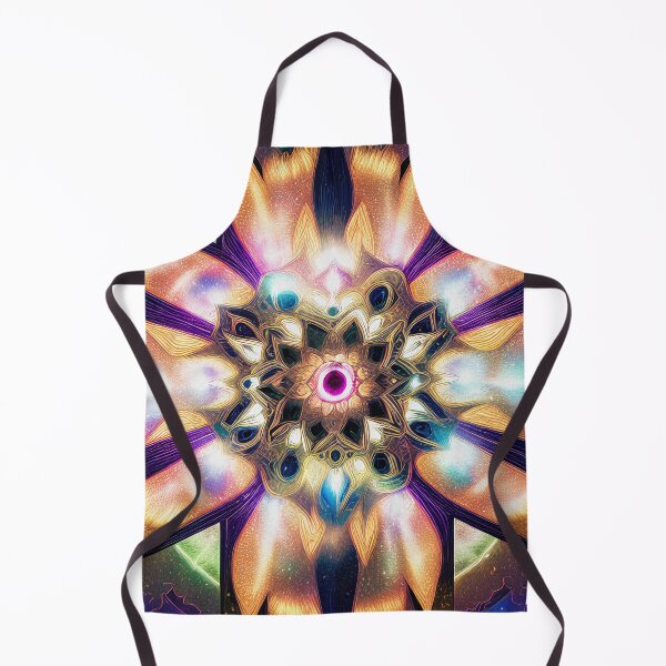 Item preview, "Sacred Vision Mandala #1" A Stunning Piece of Art Combining Sacred Geometry and Visionary Art designed and sold by Nirou-Art.