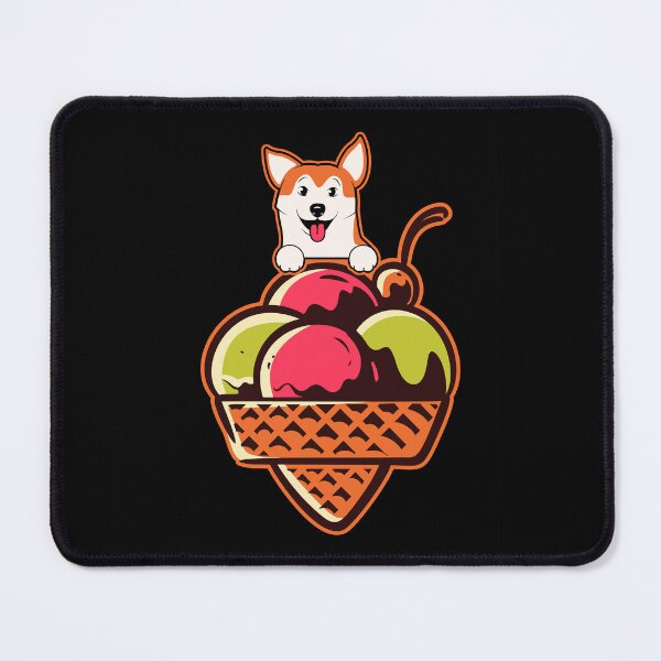 Item preview, Cute Smiley Face Jolly Corgis and Ice-cream Summer Vibes Gift designed and sold by InkyGenies.