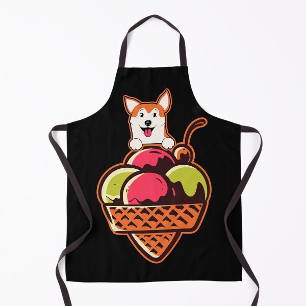 Item preview, Cute Smiley Face Jolly Corgis and Ice-cream Summer Vibes Gift designed and sold by InkyGenies.