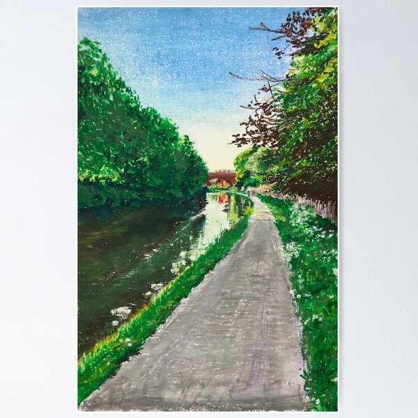 Item preview, Train on the bridge designed and sold by Catherine Holland.