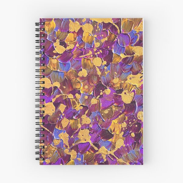 Item preview, Purple Pansies Abstract Painting designed and sold by Mia Smith.